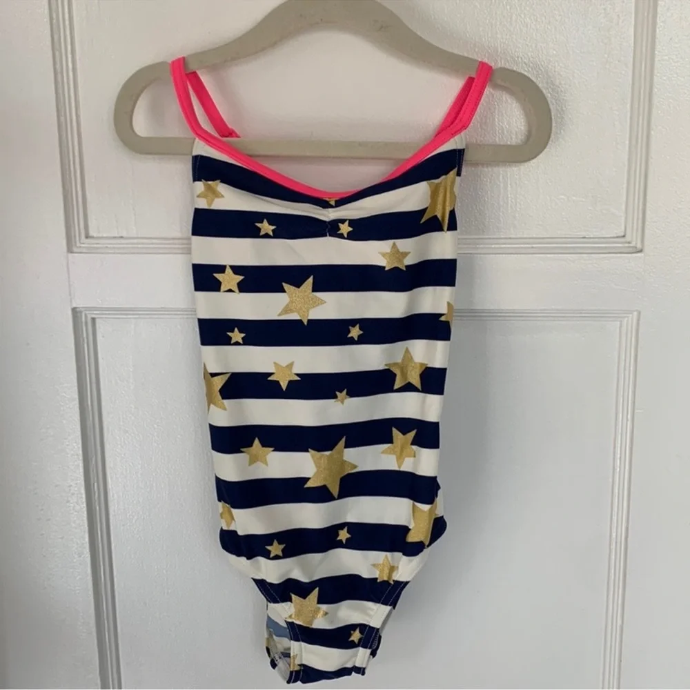 2 Girls Swimsuits Mini Boden and Cat & Jack Size 5/6